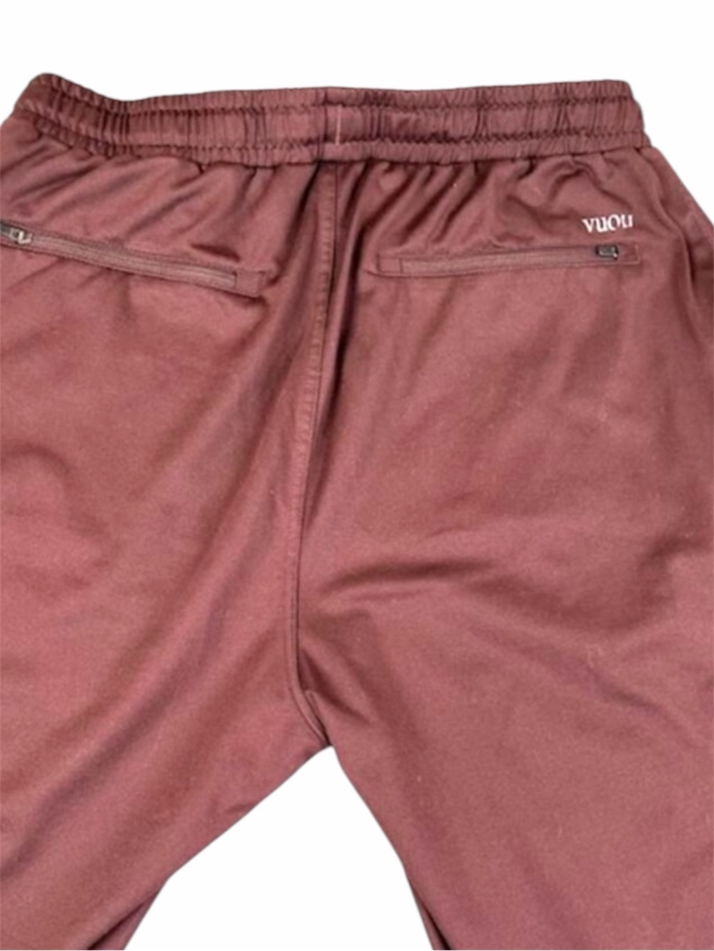VUORI Men's Maroon Jogger Pants with Drawstring - Picture 2 of 4